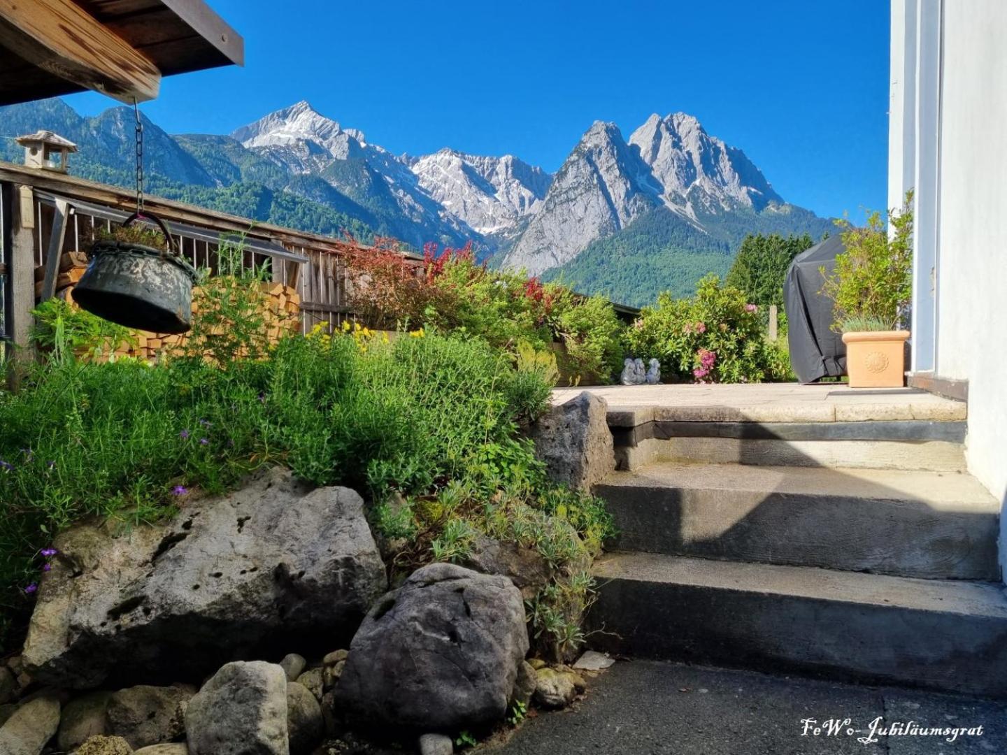 Haus Kreuzeckwiese - Fewo Juebilaumsgrat Garmisch-Partenkirchen Eksteriør bilde